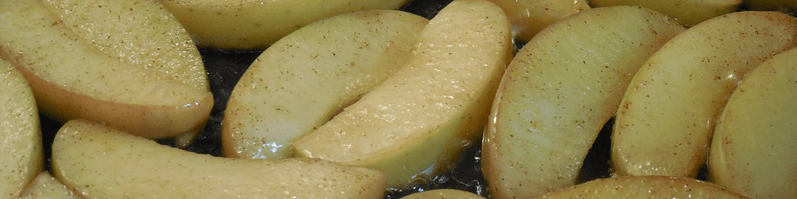 Pudding with Sauteed Apple