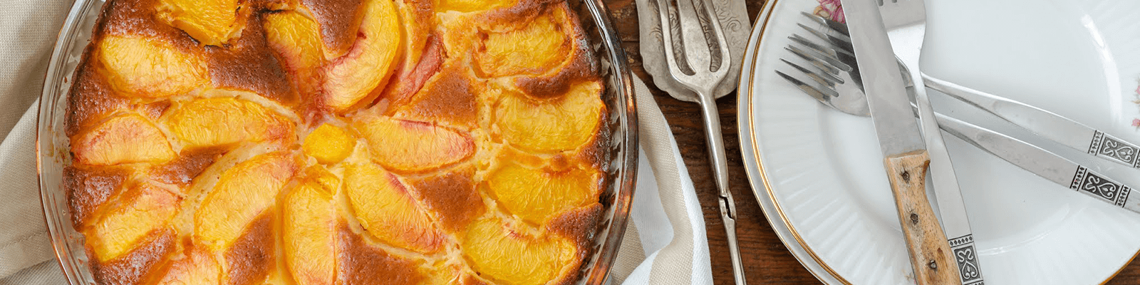 Warm Peach Tart with a Hint of Cinnamon